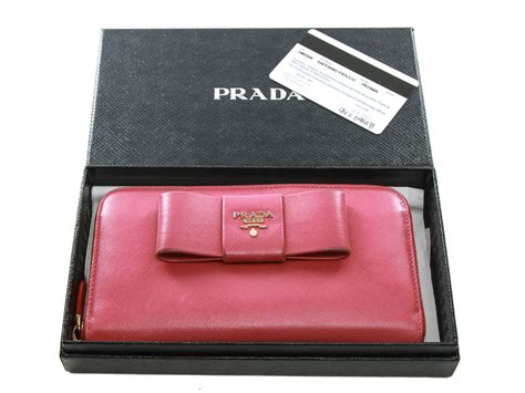 prada wallet pink|prada wallet pink ribbon.